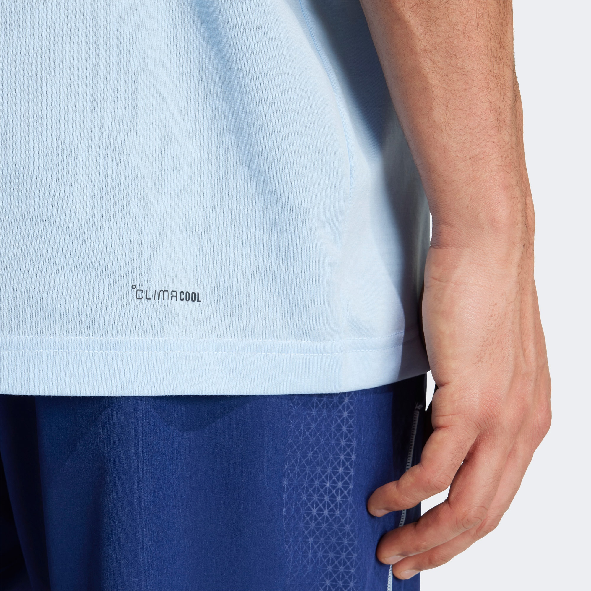 adidas Climacool Camo Training Graphic Erkek Mavi Antrenman T-Shirt