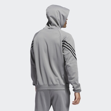  adidas Select Foundation Fleece Erkek Gri Basketbol Sweatshirt