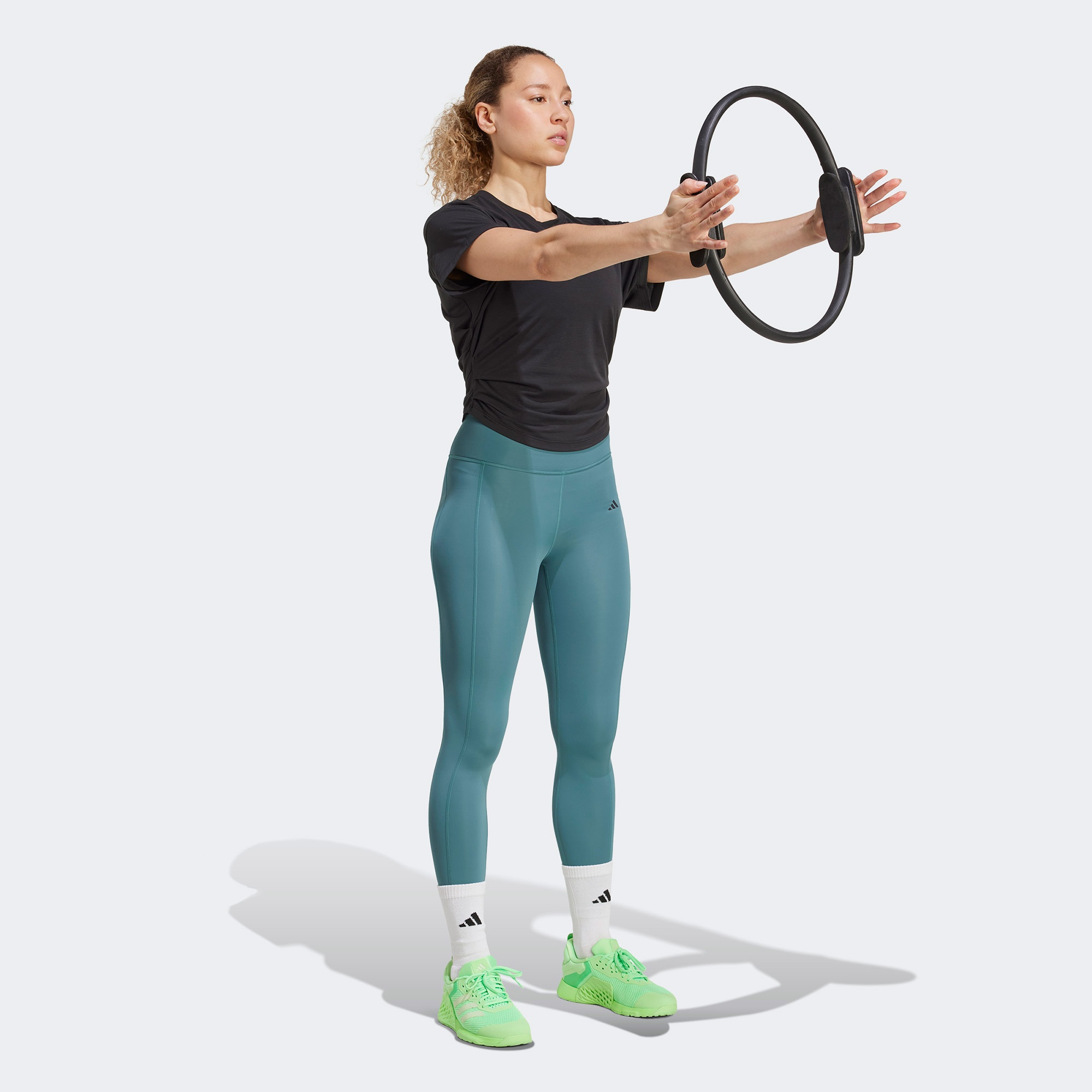 adidas Power Kadın Siyah Antrenman T-Shirt