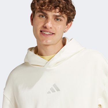  adidas All Szn French Terry Erkek Beyaz Sweatshirt