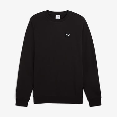  Puma Ess Elevated Crew Erkek Siyah Sweatshirt