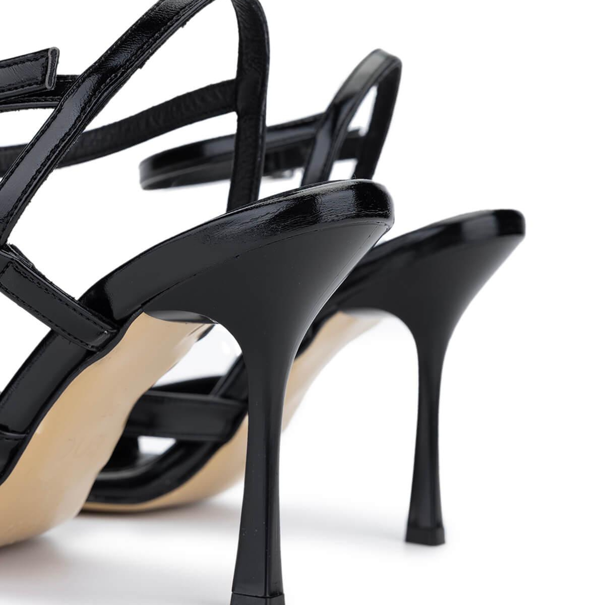 Tamer Tanca Kadın Vegan Siyah Topuklu Ayakkabı