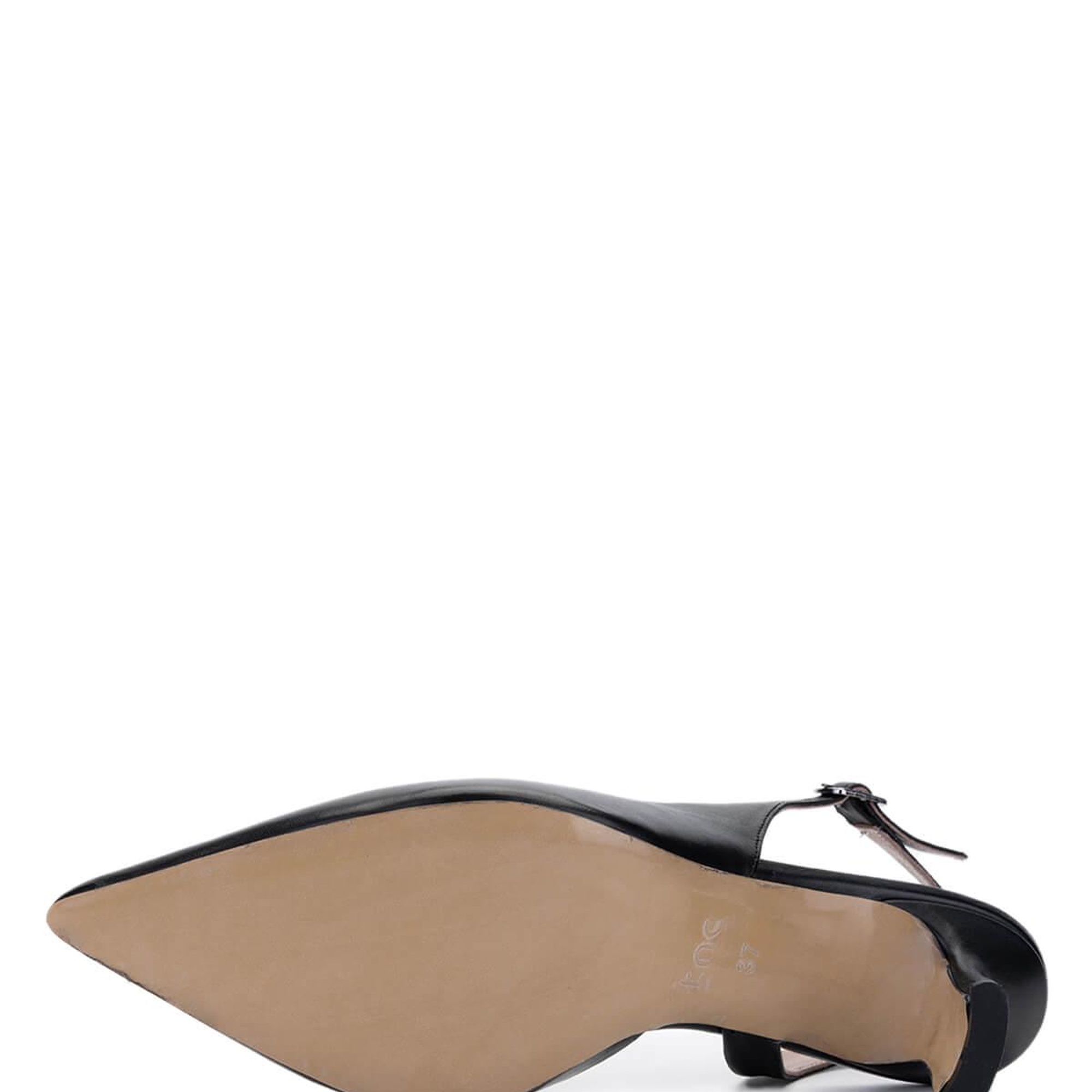 Tamer Tanca Kadın Hakiki Deri Siyah Deri Topuklu Ayakkabı