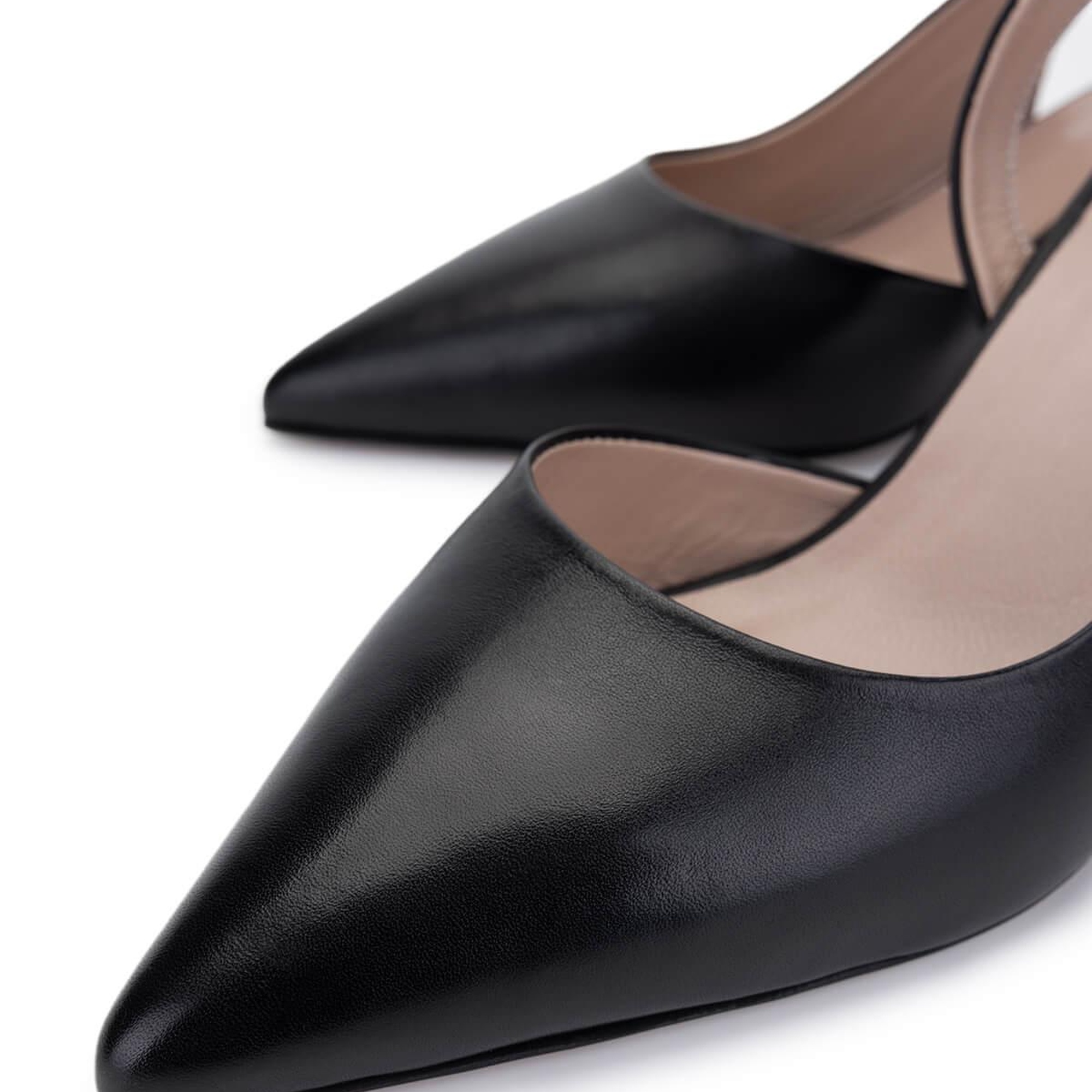 Tamer Tanca Kadın Hakiki Deri Siyah Deri Topuklu Ayakkabı