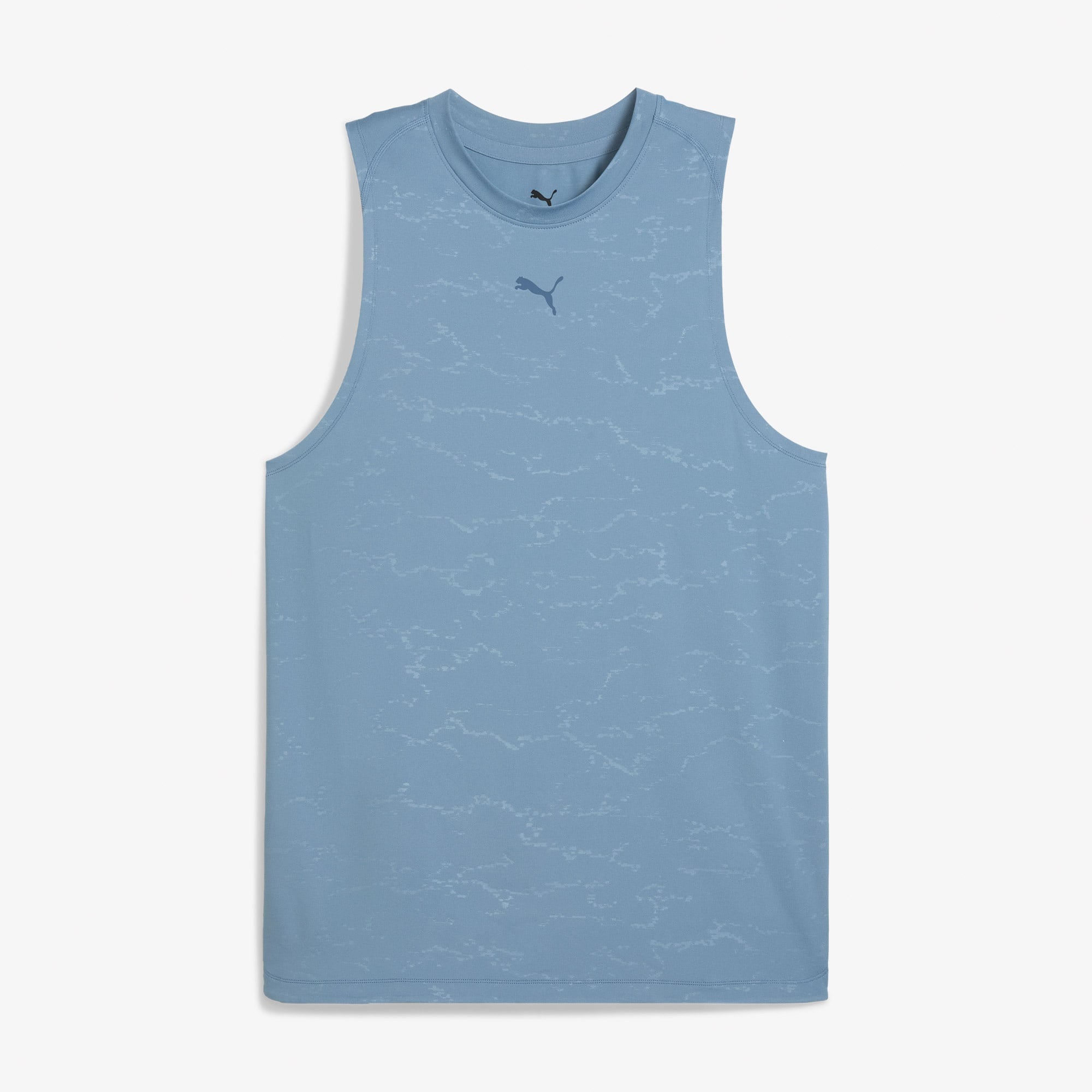 Puma Cloudspun Emboss Tank Erkek Mavi Antrenman Atleti