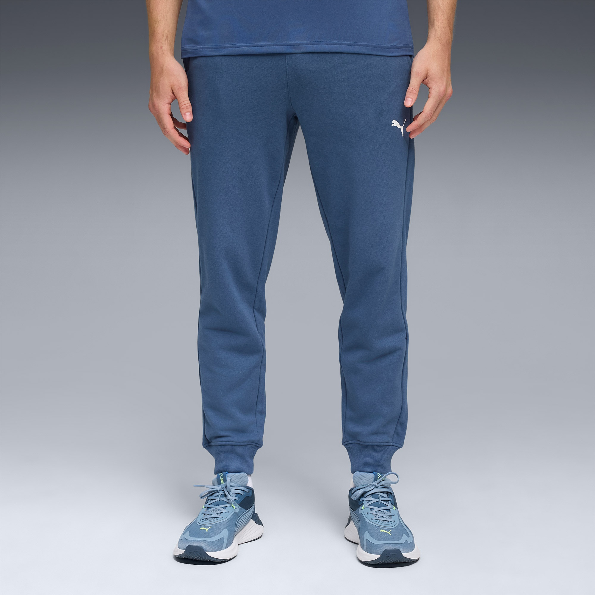 Puma Tad Ess French Terry Erkek Lacivert Antrenman Eşofman Altı