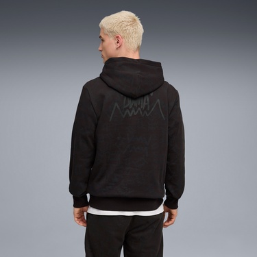  Puma Teamjaws Post Game Erkek Siyah Basketbol Sweatshirt