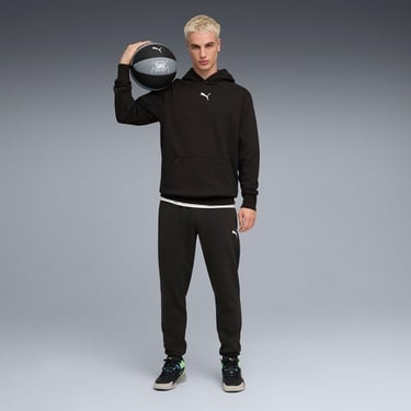  Puma Teamjaws Post Game Erkek Siyah Basketbol Sweatshirt