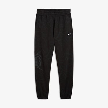  Puma Teamjaws Post Game Erkek Siyah Basketbol Eşofman Altı