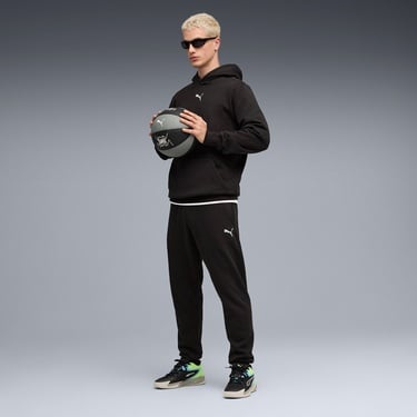  Puma Teamjaws Post Game Erkek Siyah Basketbol Eşofman Altı