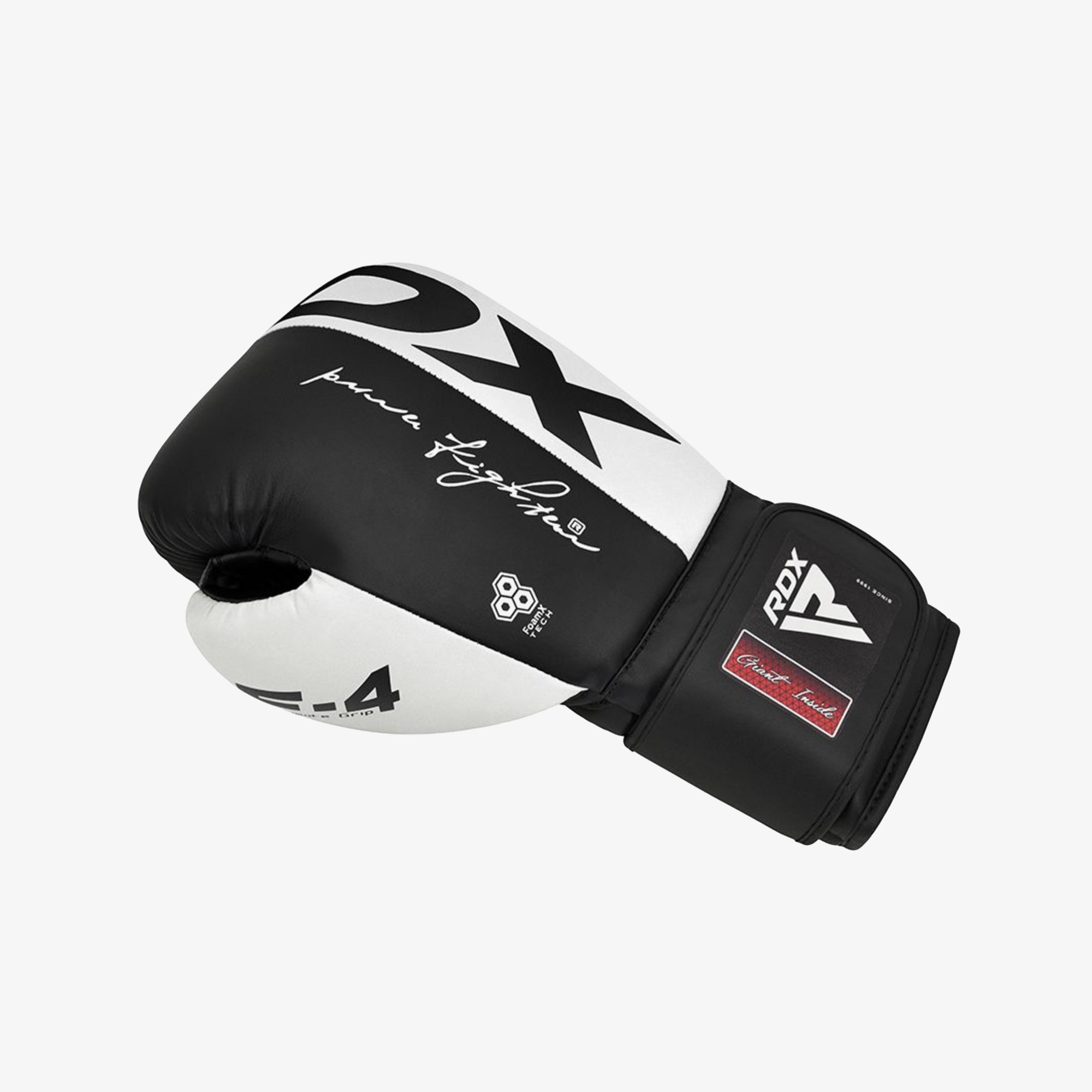 Rdx Boxing F4 Sparring Erkek Beyaz-Siyah Boks Eldiveni