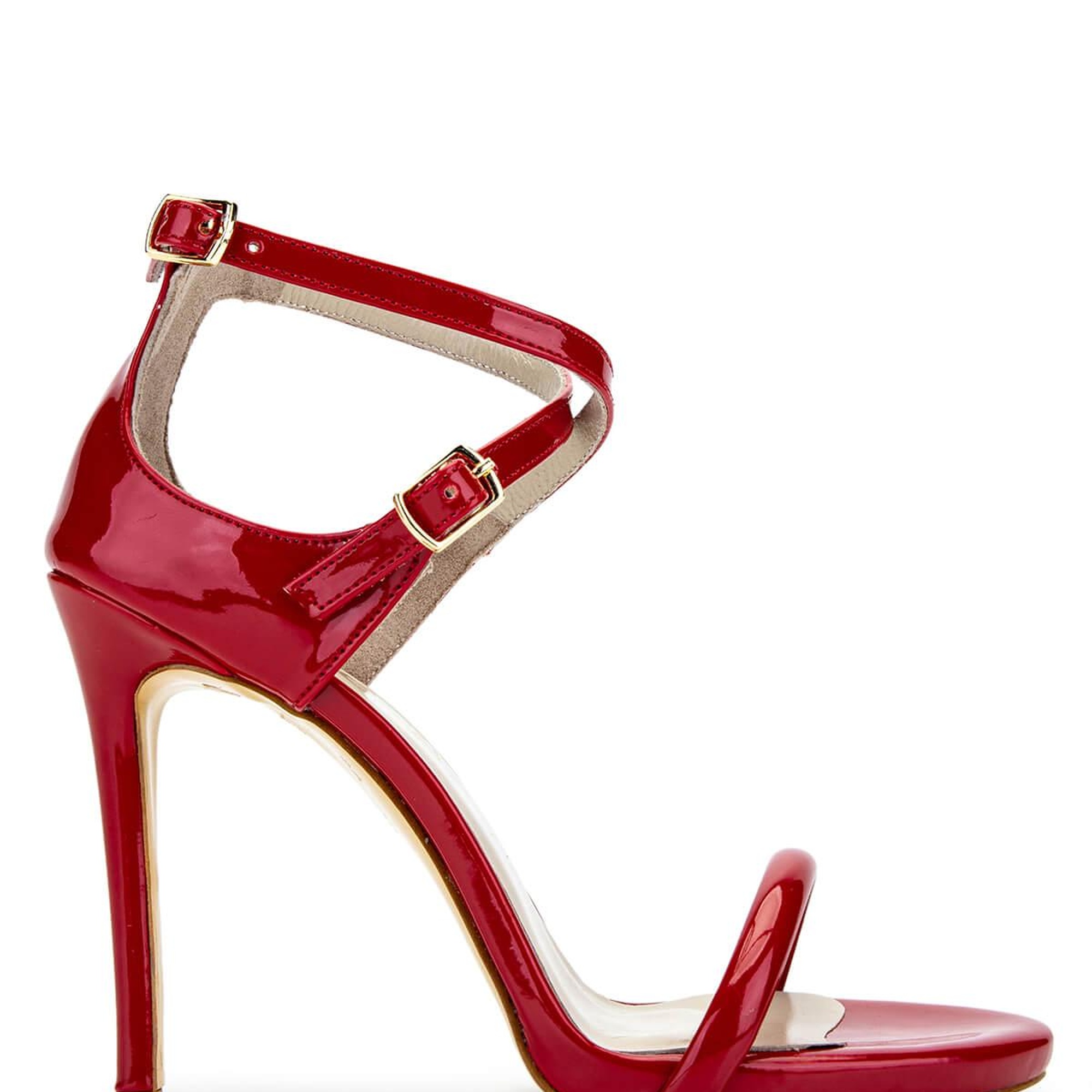 Tamer Tanca Kadın Vegan Kırmızı Rugan Topuklu Ayakkabı