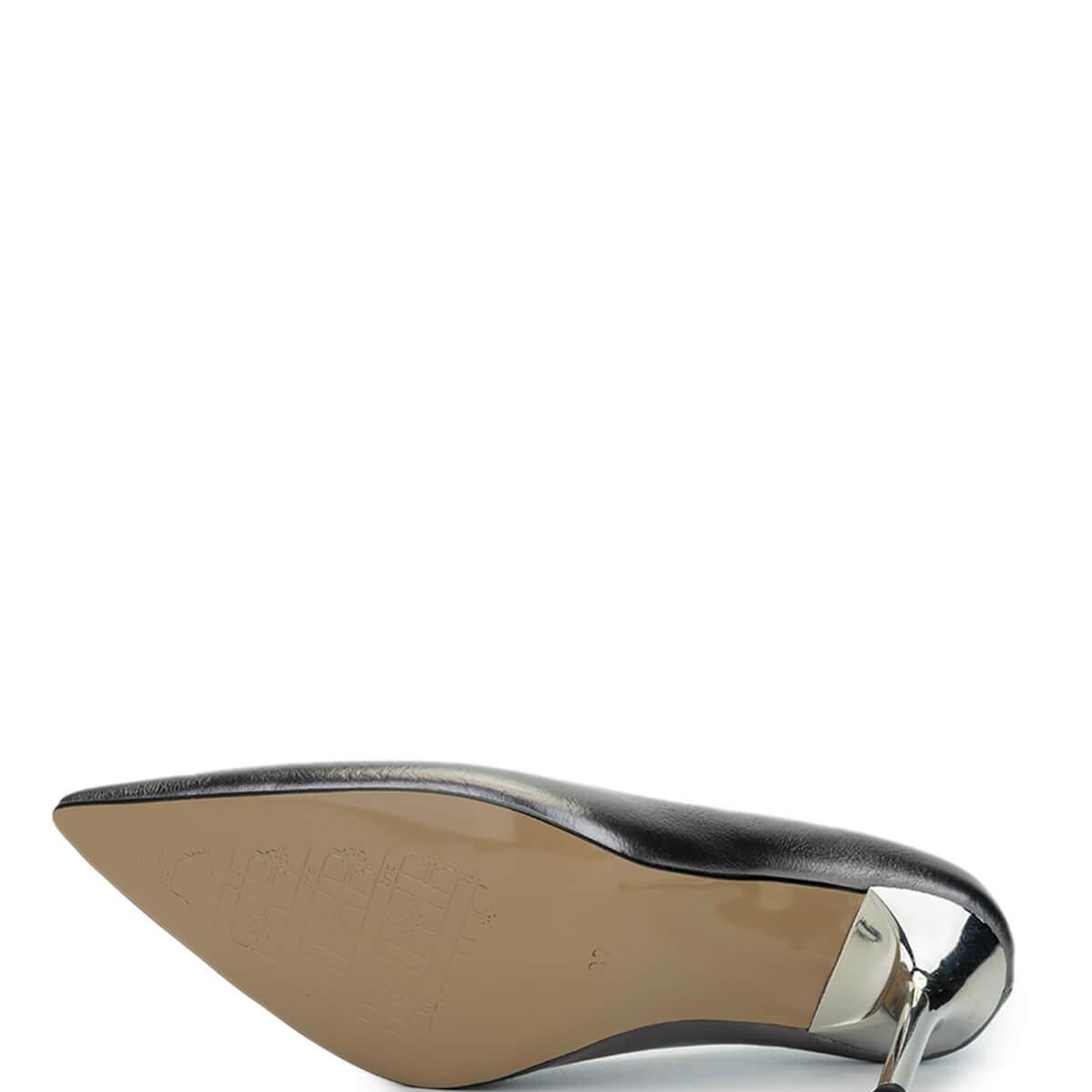 Tamer Tanca Kadın Vegan Antrasit Topuklu Ayakkabı