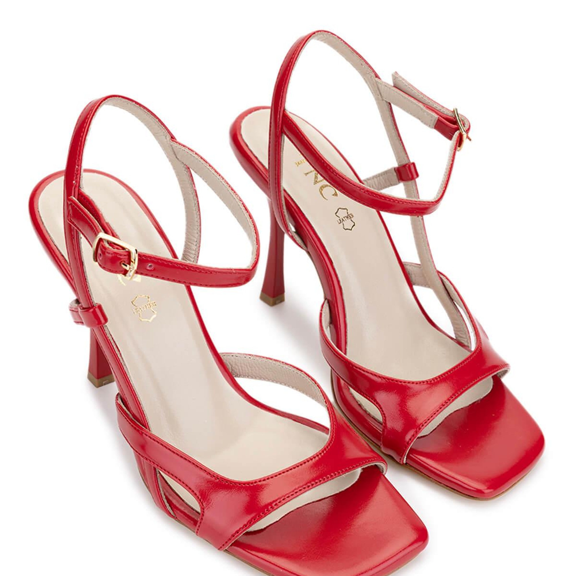 Tamer Tanca Kadın Vegan Kırmızı Topuklu Ayakkabı