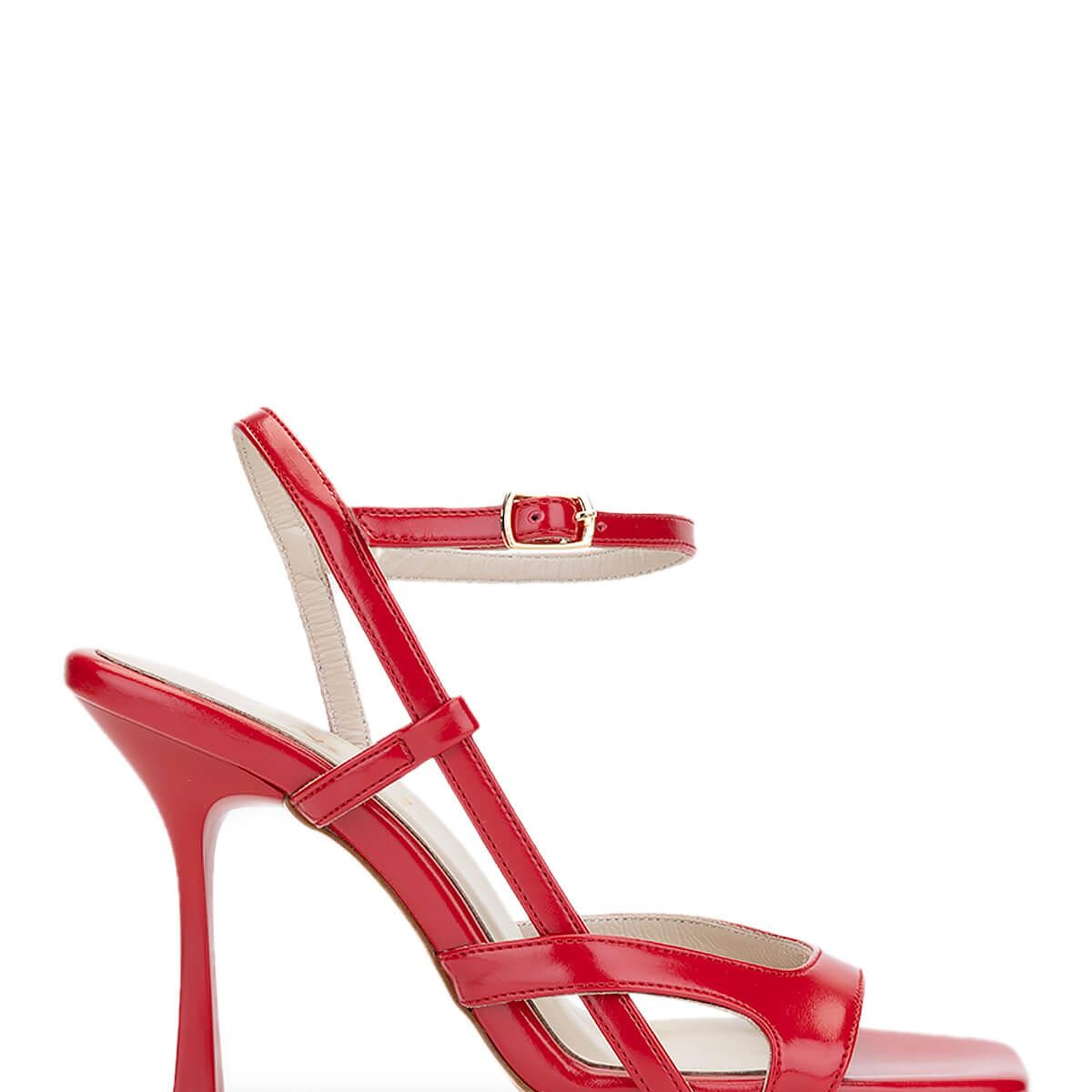 Tamer Tanca Kadın Vegan Kırmızı Topuklu Ayakkabı