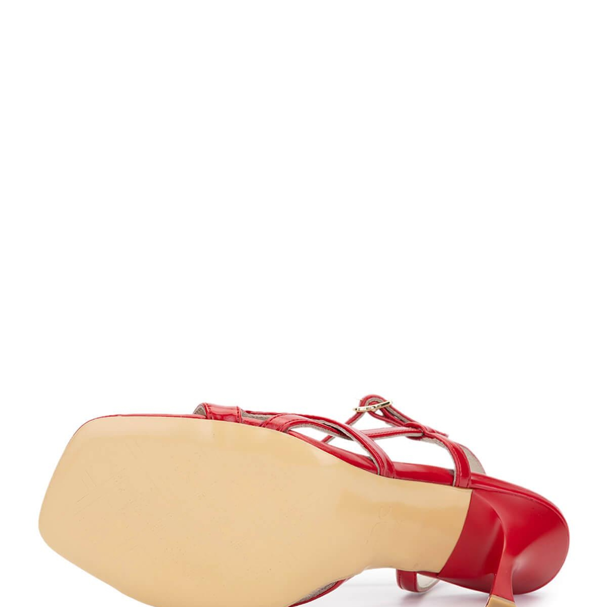 Tamer Tanca Kadın Vegan Kırmızı Topuklu Ayakkabı