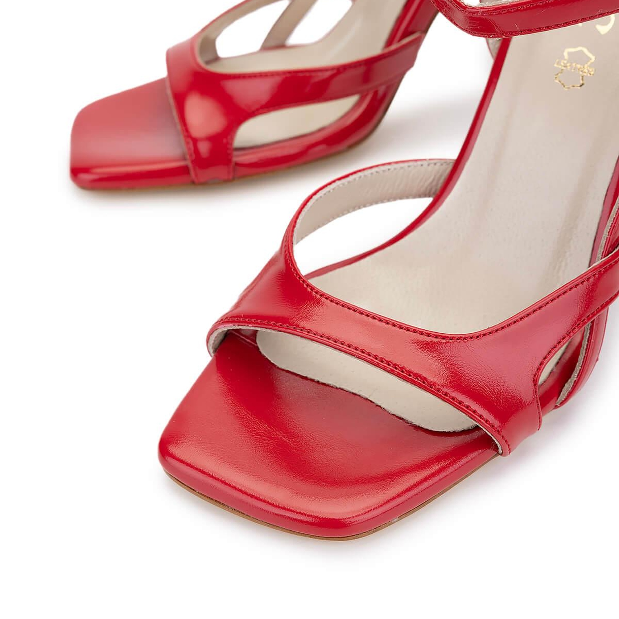 Tamer Tanca Kadın Vegan Kırmızı Topuklu Ayakkabı