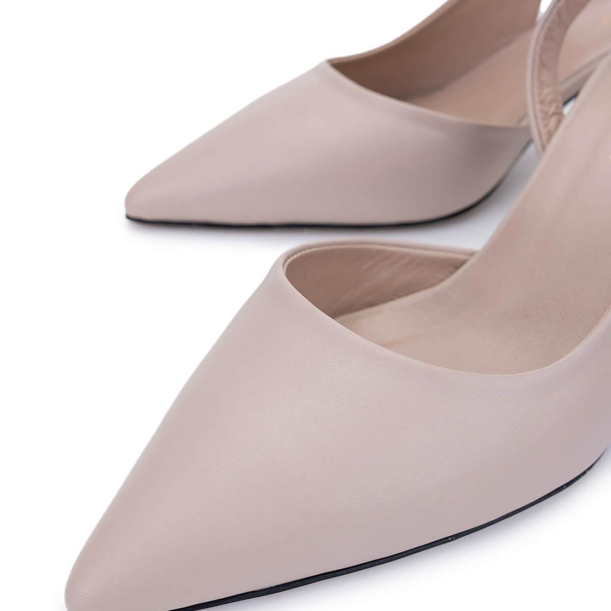 Tamer Tanca Kadın Hakiki Deri Vizon Topuklu Ayakkabı