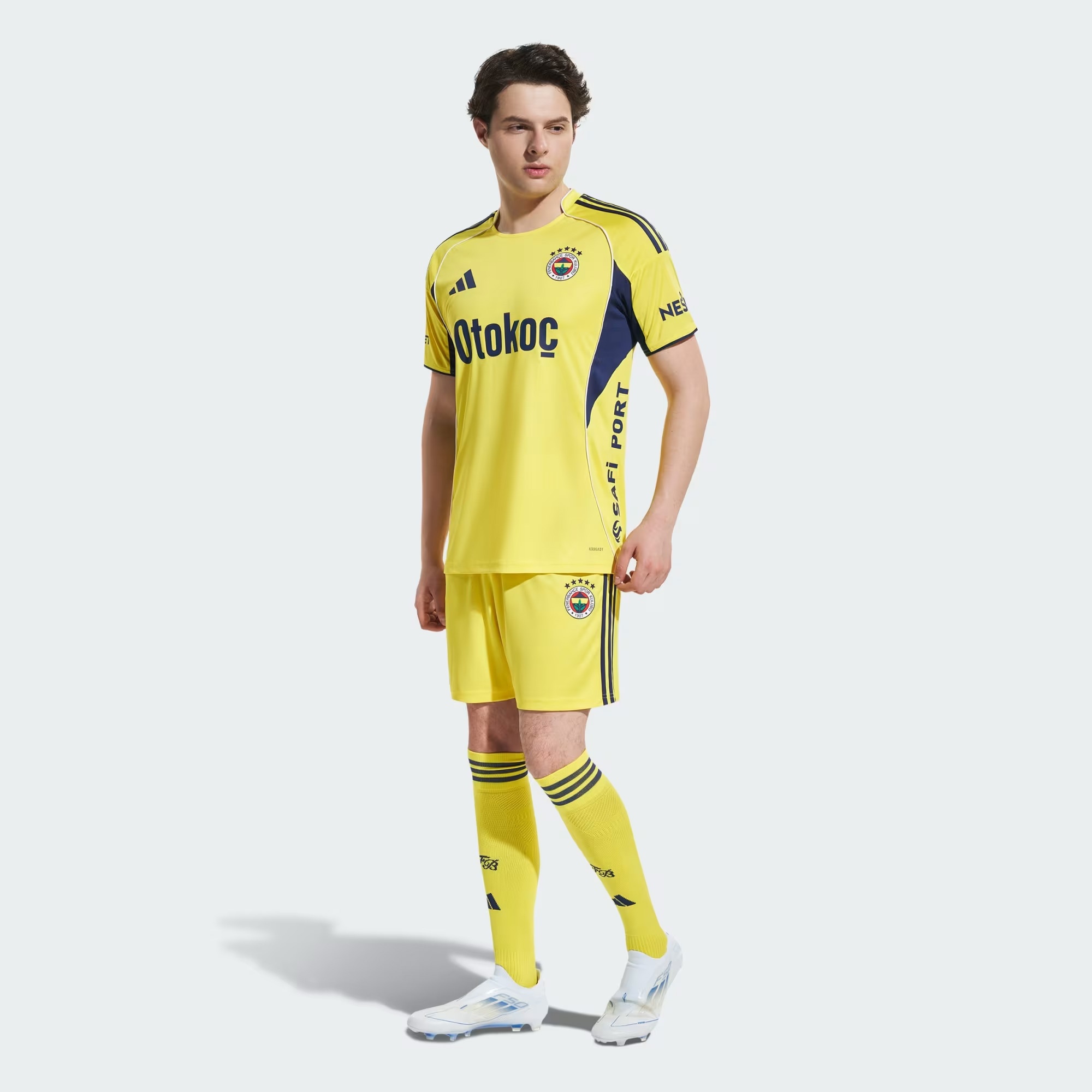 adidas Fenerbahçe 25-26 Erkek Sarı Futbol Deplasman  Şortu