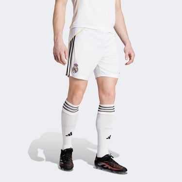  adidas Real Madrid 25-26 Home Erkek Beyaz Futbol Şortu