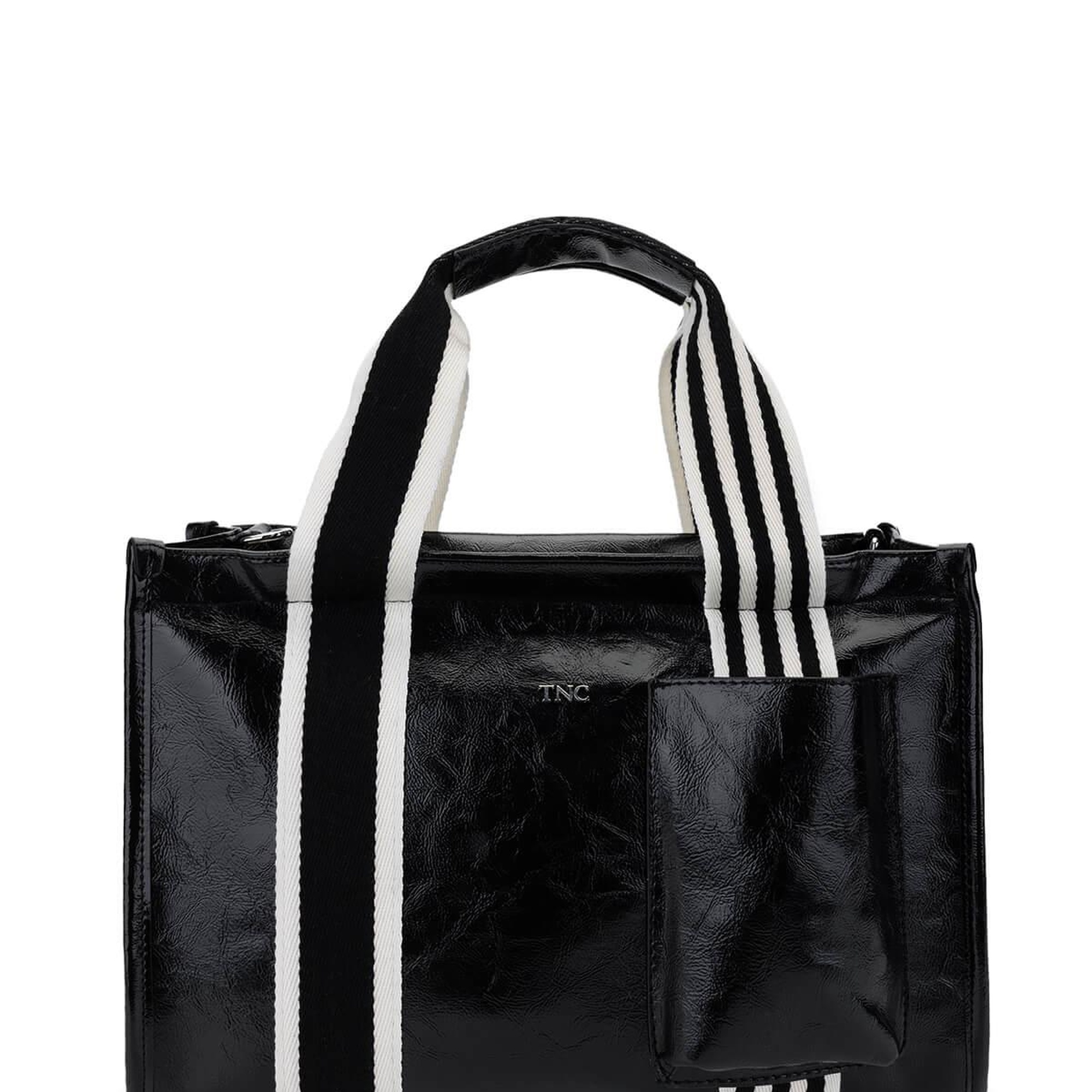 Tamer Tanca Kadın Vegan Siyah Rugan Omuz Çanta