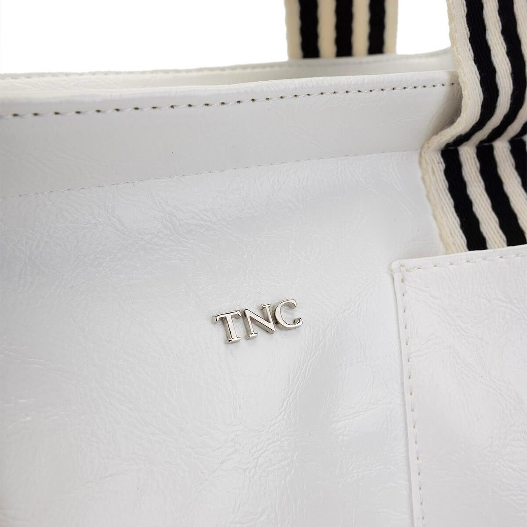 Tamer Tanca Kadın Vegan Beyaz Omuz Çanta