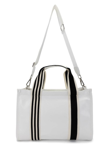  Tamer Tanca Kadın Vegan Beyaz Omuz Çanta