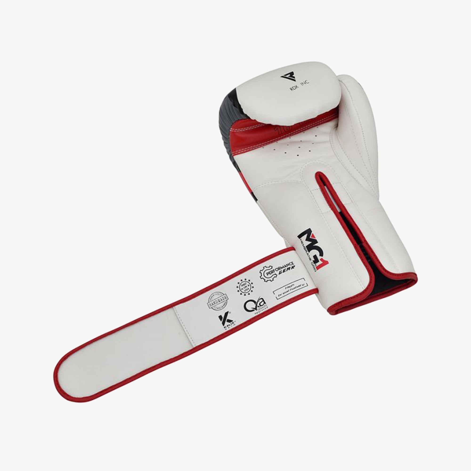 RDX F7 Ego Unisex Beyaz/Kırmızı Boks Eldiveni