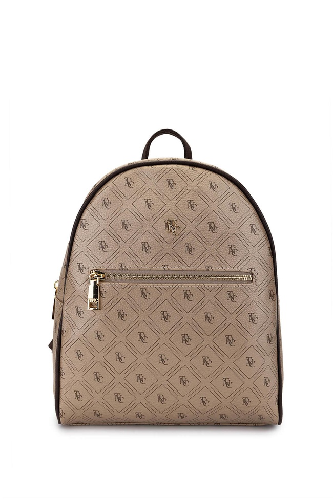  Tamer Tanca Kadın Vegan Altın Sırt Çantası