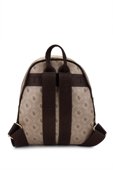  Tamer Tanca Kadın Vegan Altın Sırt Çantası