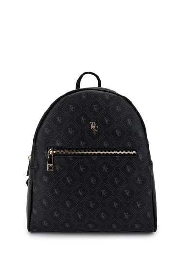  Tamer Tanca Kadın Vegan Siyah Sırt Çantası