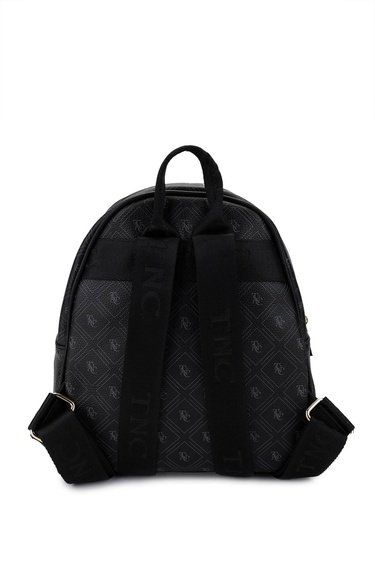  Tamer Tanca Kadın Vegan Siyah Sırt Çantası