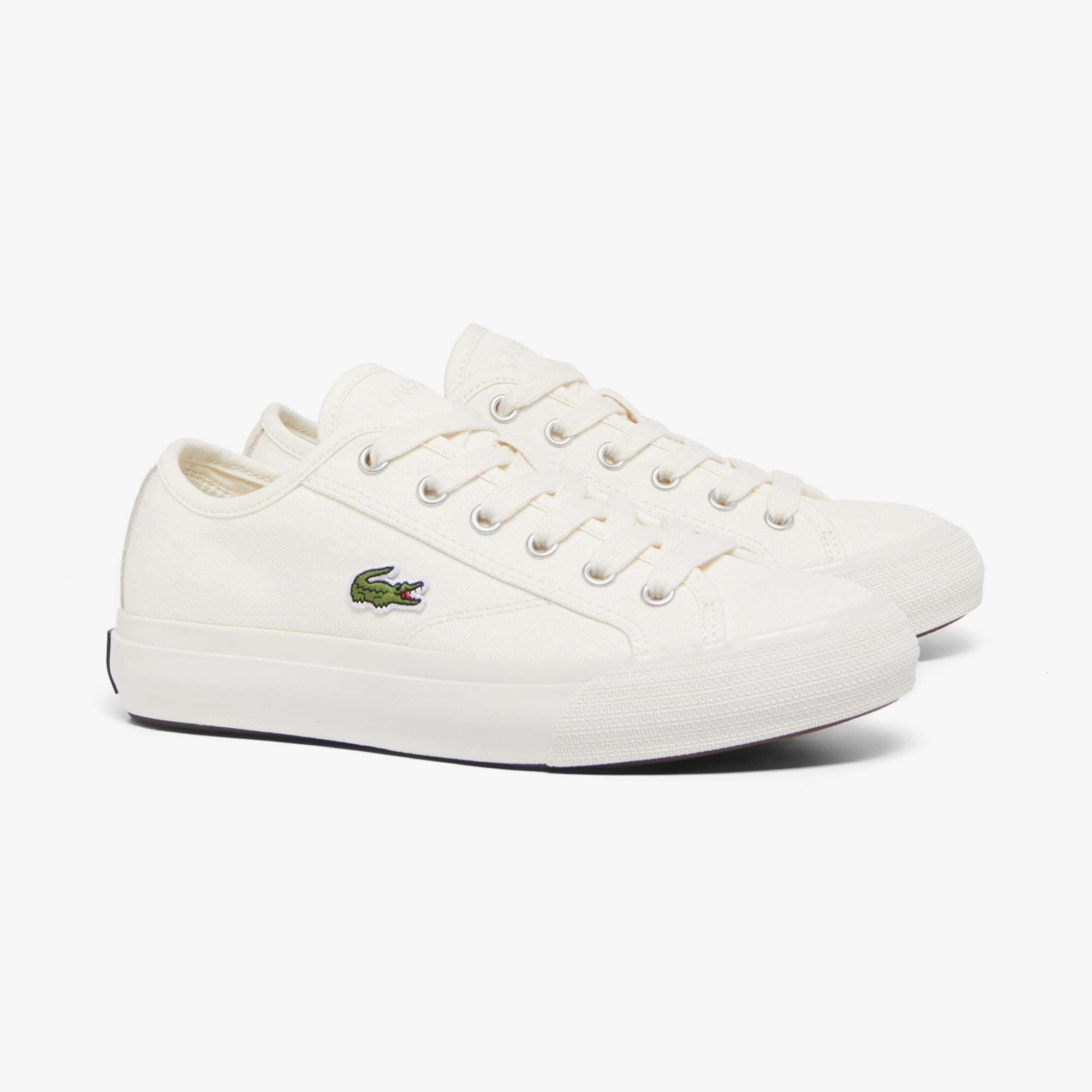 Lacoste Backcourt Kadın Krem Sneaker