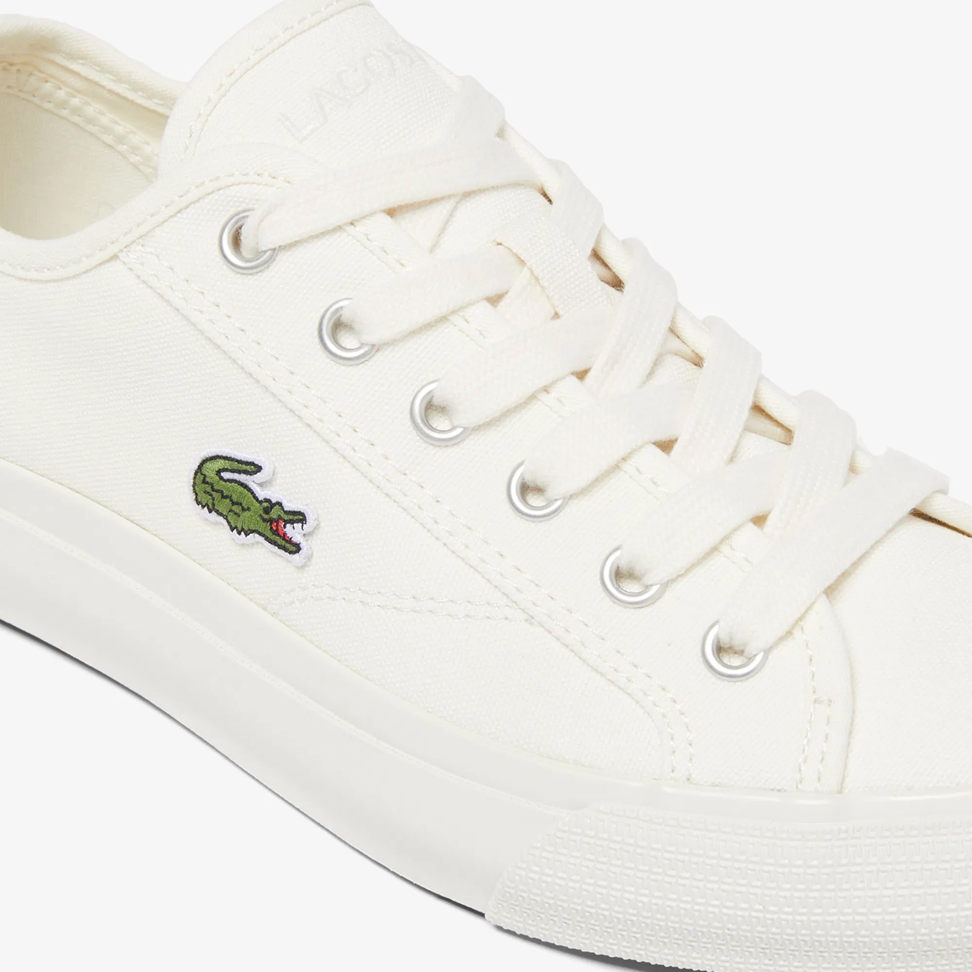 Lacoste Backcourt Kadın Krem Sneaker
