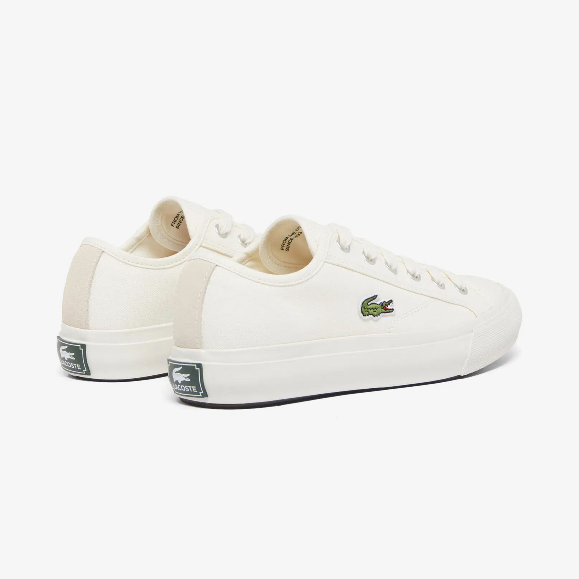 Lacoste Backcourt Kadın Krem Sneaker