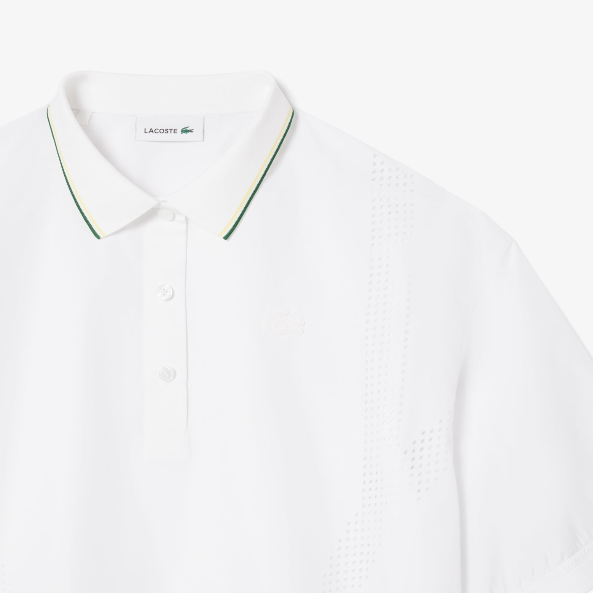 Kadın Oversize Fit Kısa Kollu Beyaz Polo