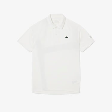  SPORT X Novak Djokovic Erkek Slim Fit Baskılı Beyaz Polo