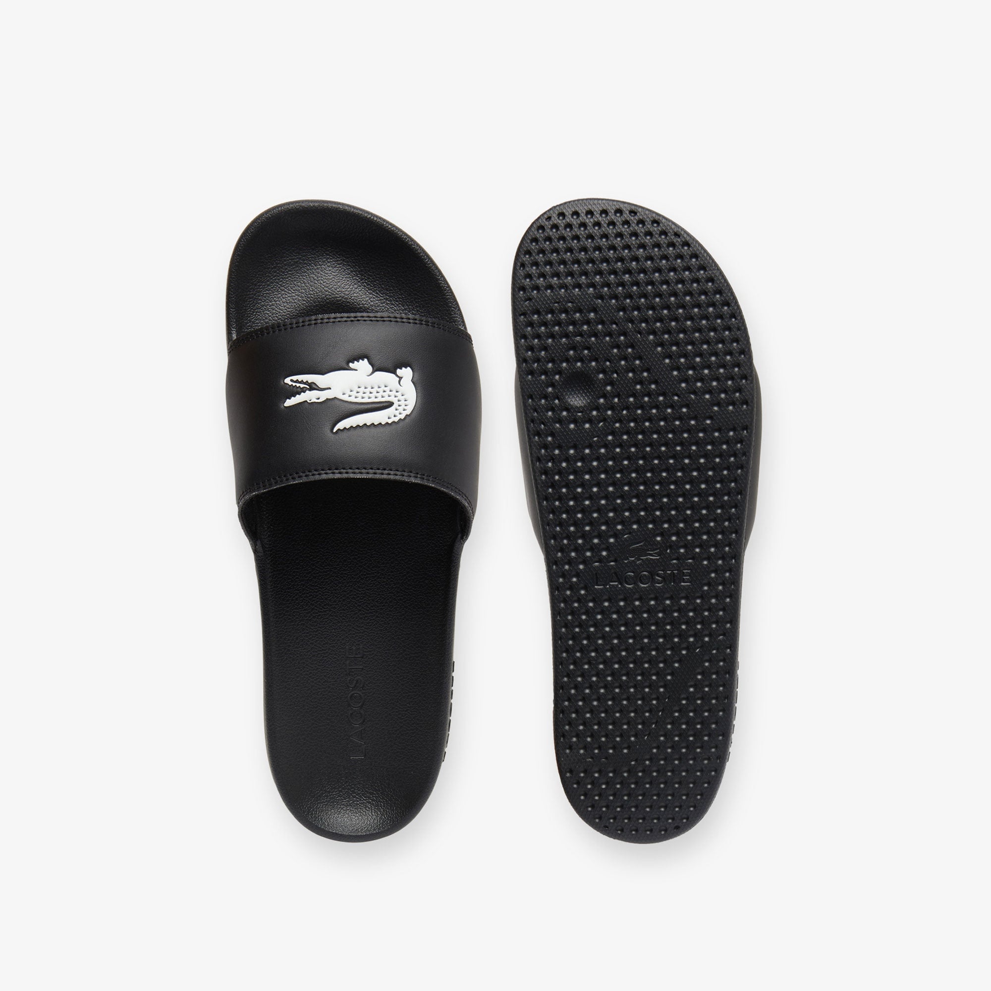Lacoste Serve Slide Erkek Siyah Terlik