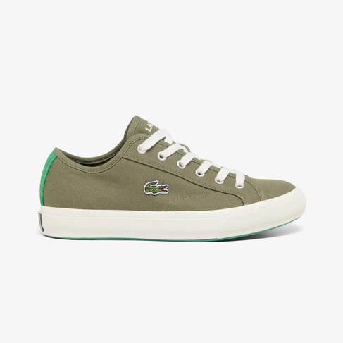  Lacoste Backcourt Erkek Haki Sneaker