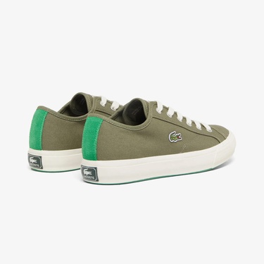  Lacoste Backcourt Erkek Haki Sneaker