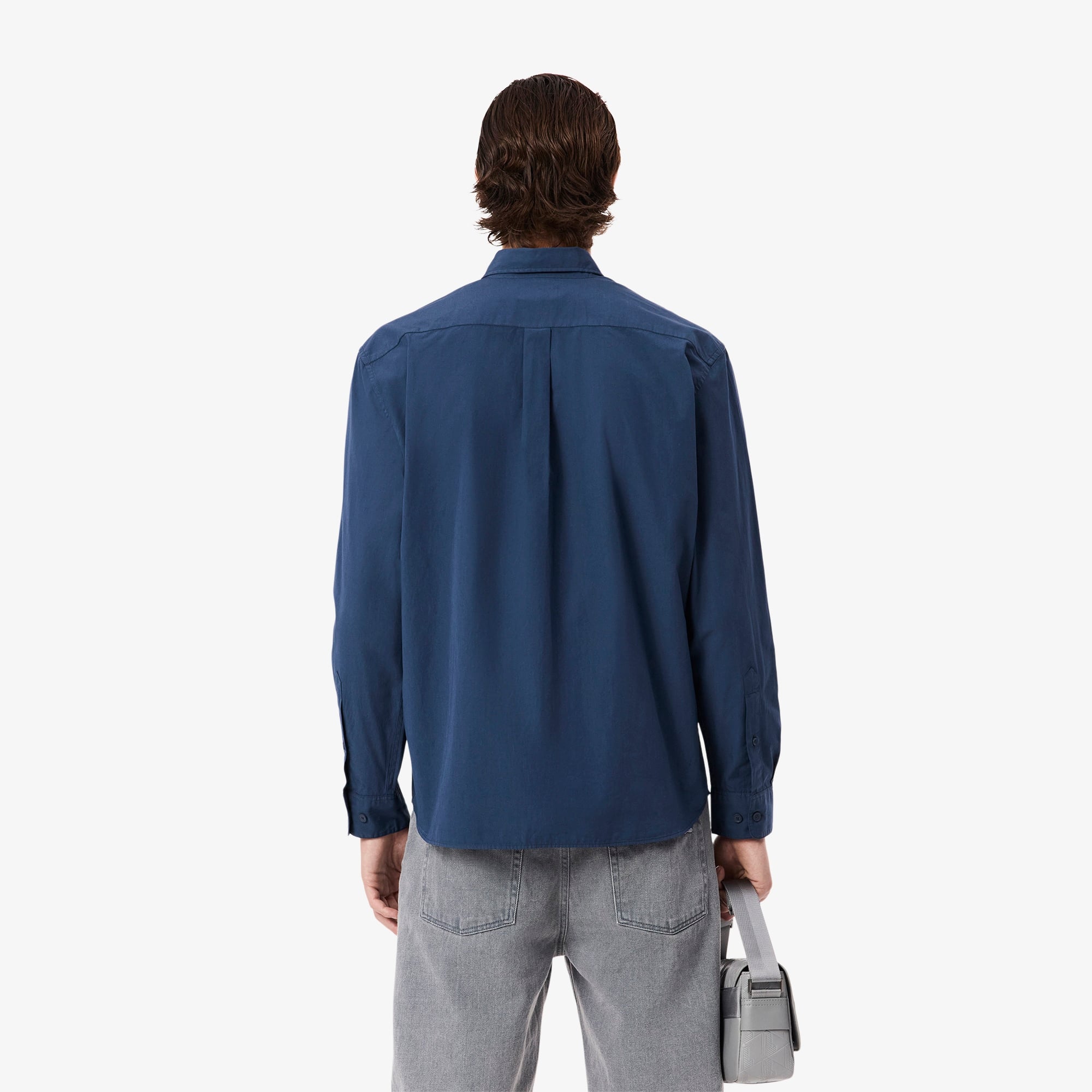 Lacoste Erkek Relaxed Fit Mavi Gömlek