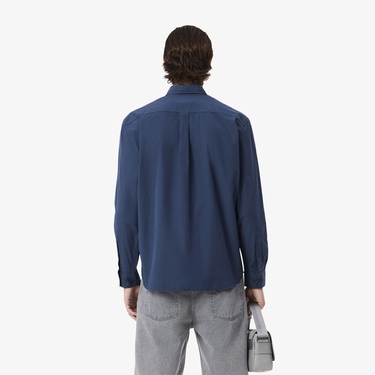  Lacoste Erkek Relaxed Fit Mavi Gömlek