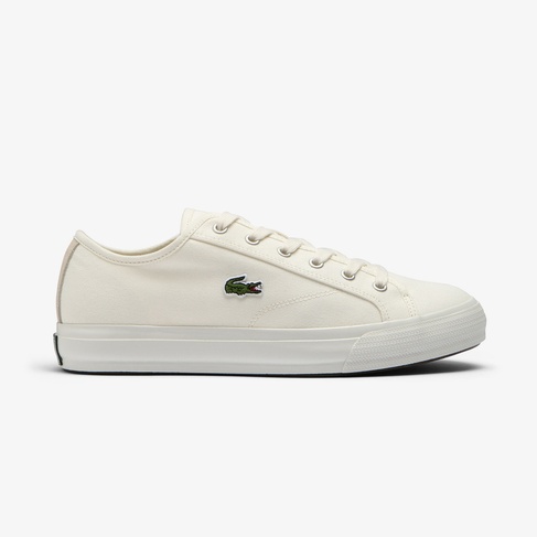  Lacoste Backcourt Erkek Bej Sneaker