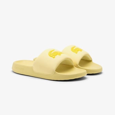  Lacoste Serve Slide Kadın Sarı Terlik