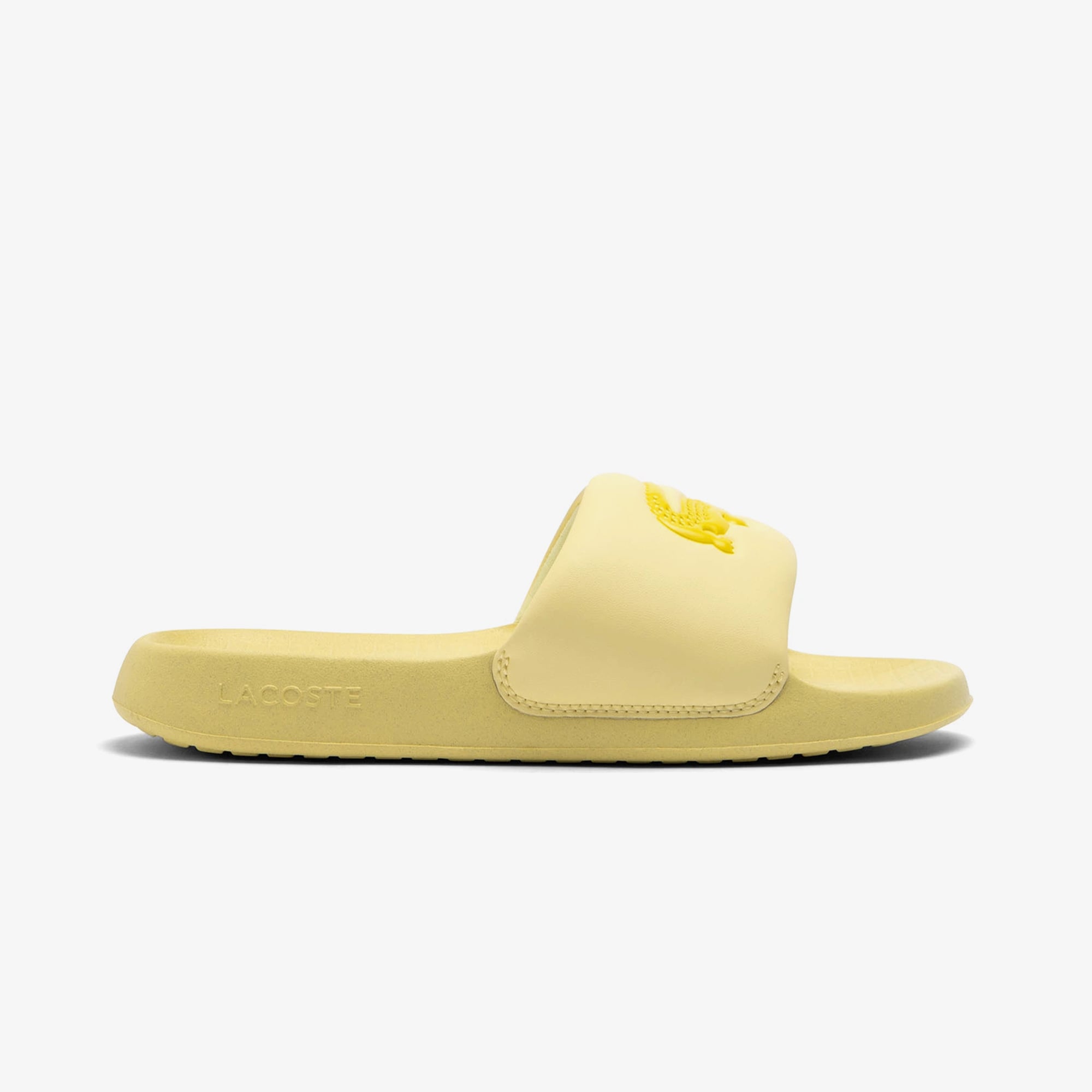  Lacoste Serve Slide Kadın Sarı Terlik