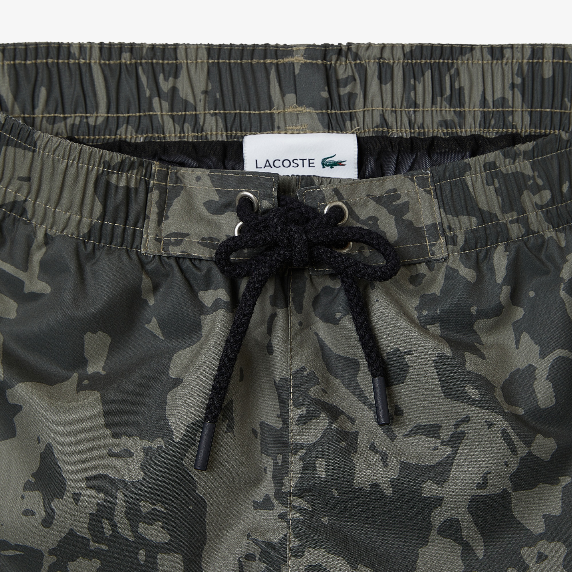 Erkek Regular Fit Desenli Haki Mayo