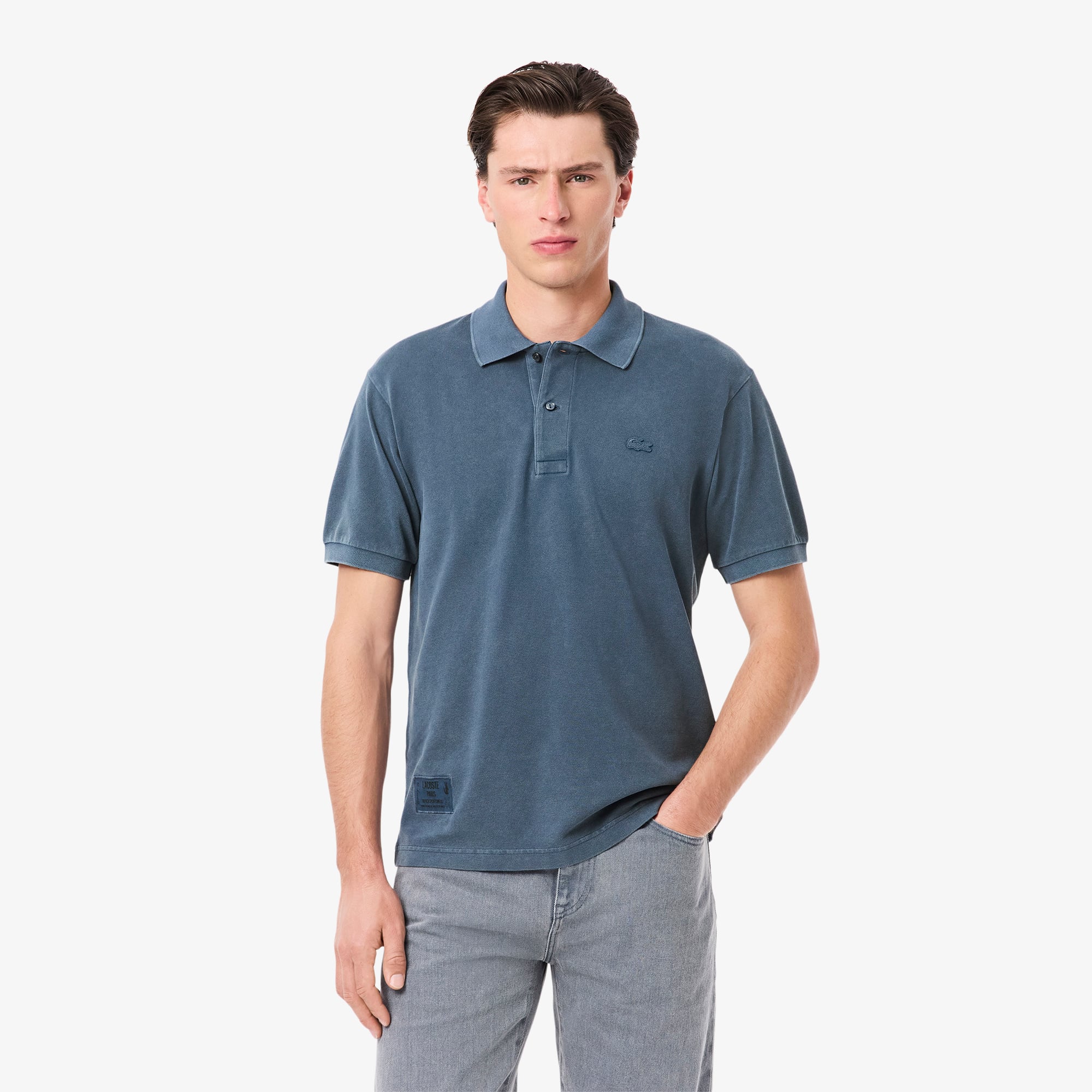  Lacoste L.12.12 Erkek Classic Fit Mavi Polo