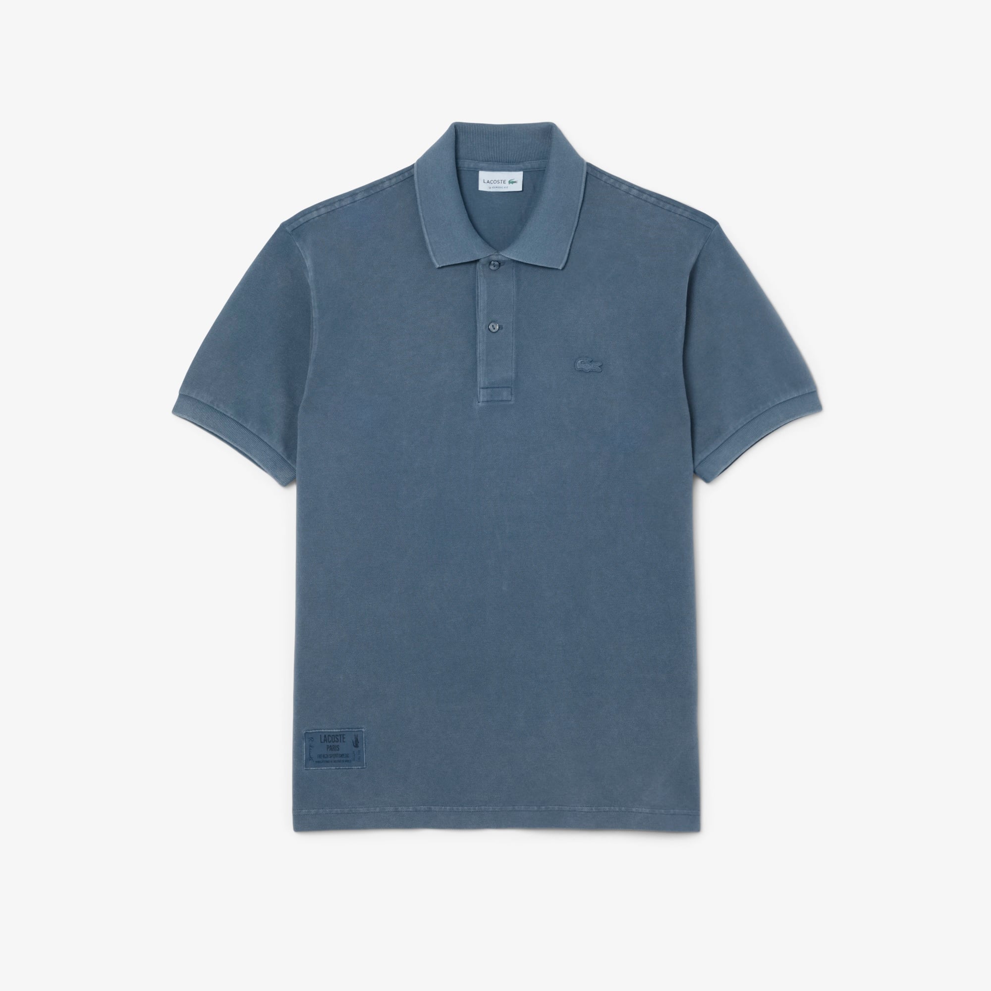 L.12.12 Erkek Classic Fit Mavi Polo
