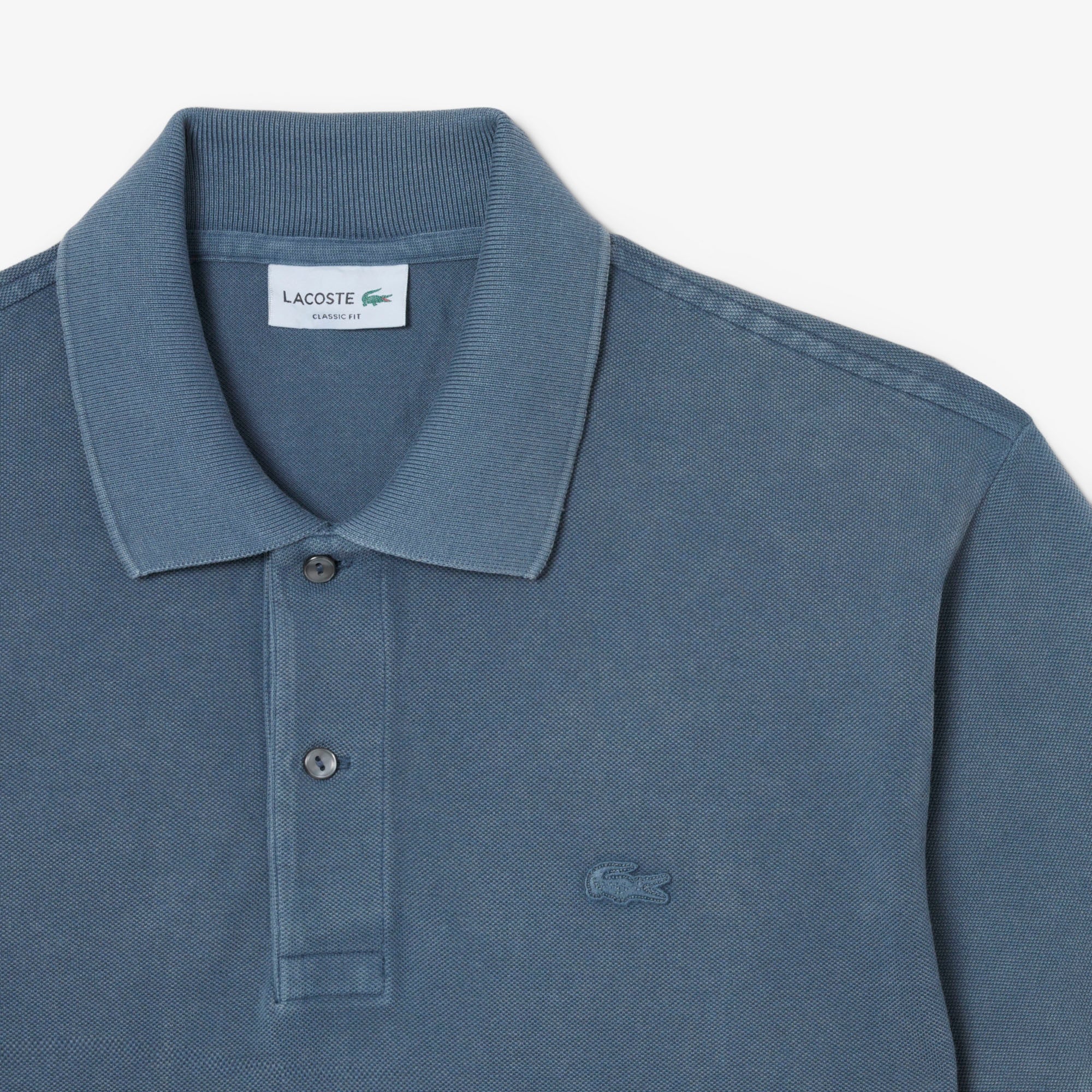 L.12.12 Erkek Classic Fit Mavi Polo