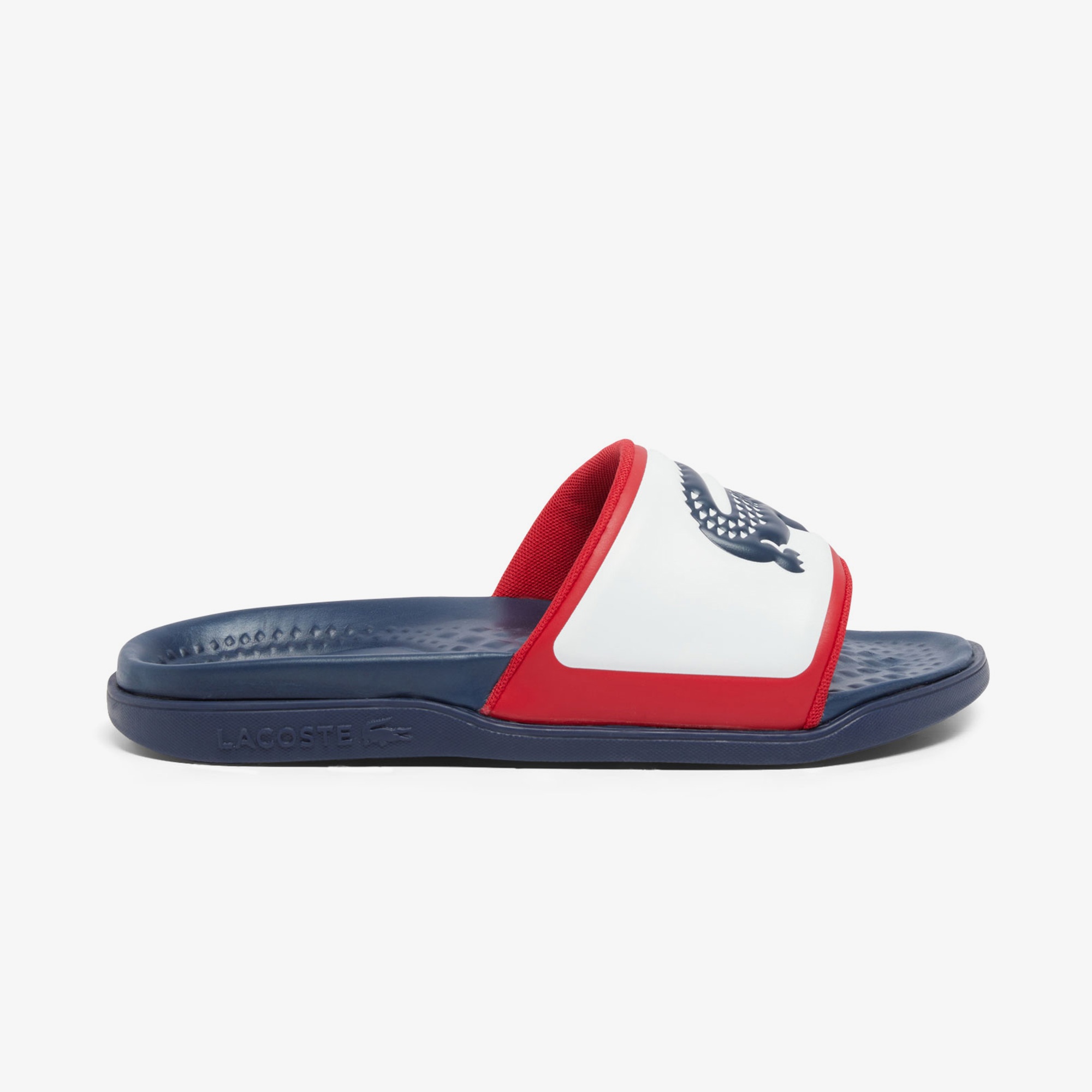 Lacoste Serve Slide Dual Erkek Lacivert Terlik